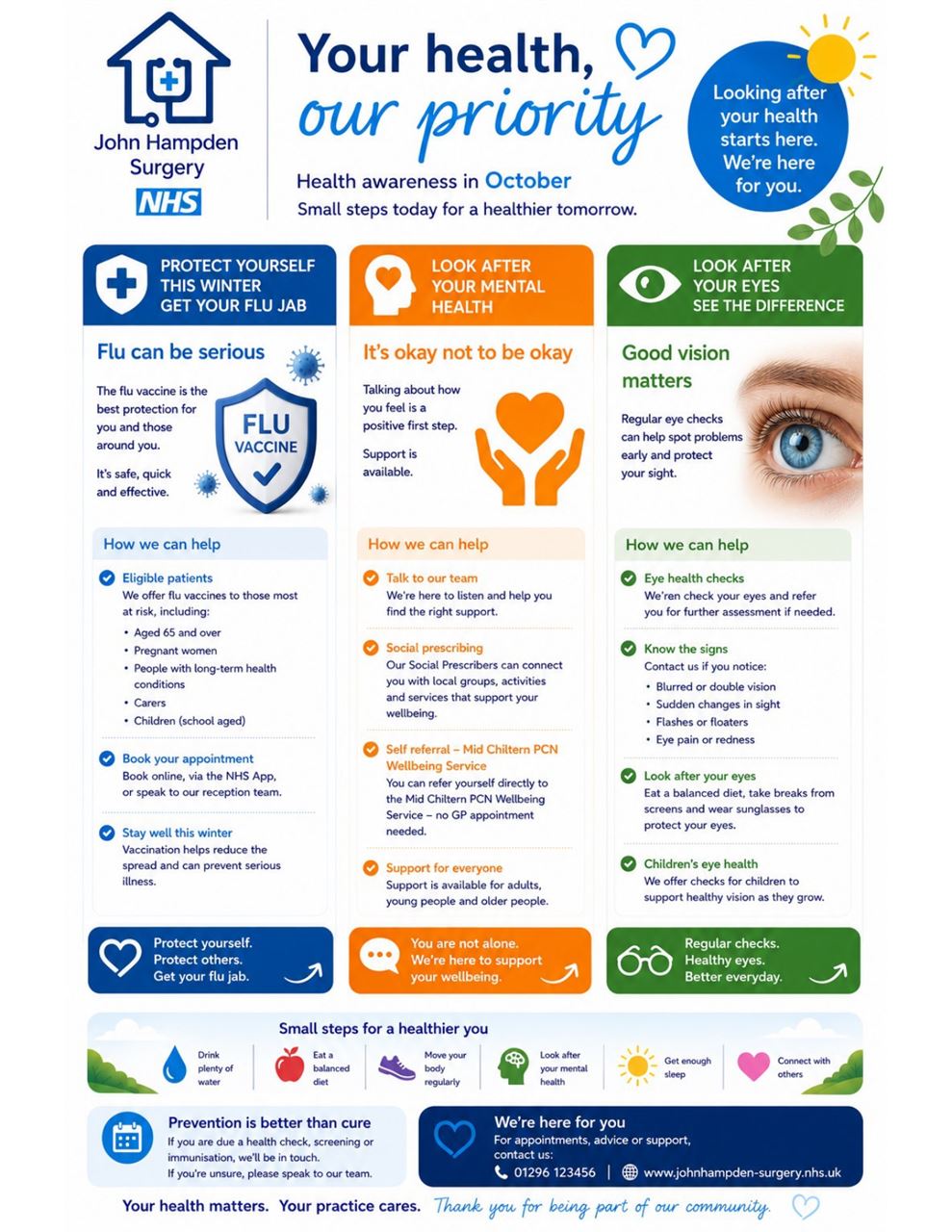 October Health Priorities